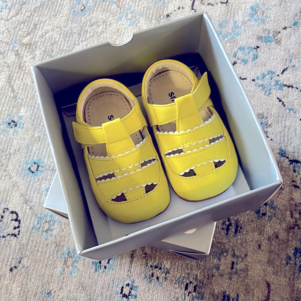 BRAND NEW Smaller by See Kai Run Yellow Fisherman Sandal